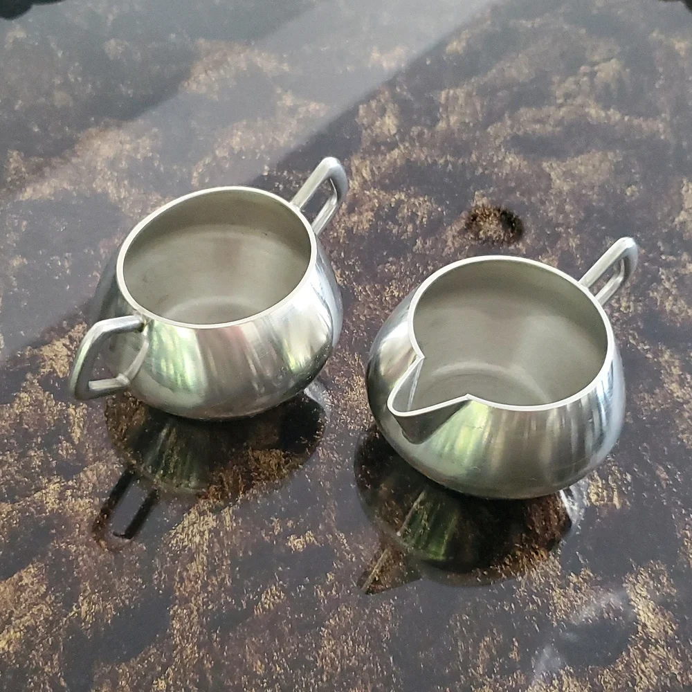 Norway Pewter Milk & Sugar set